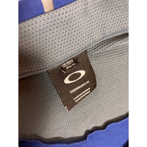 Oakley Performance 1/4 Zip Pullover Men’s Large Reflective Athletic Training Top - Picture 2 of 7